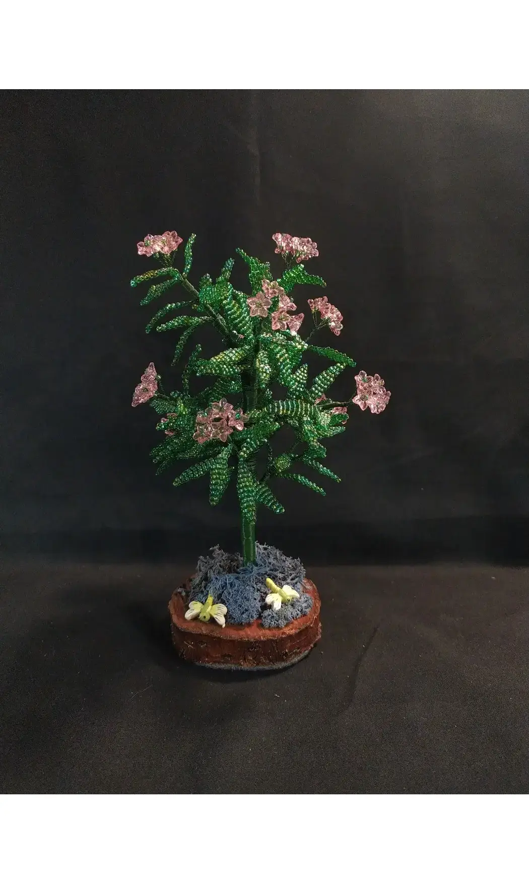 Laurier rose libellules