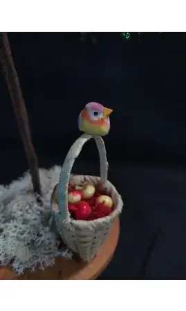 Pommier avec panier