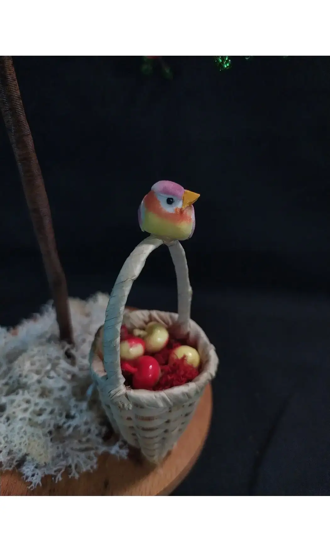 Pommier avec panier