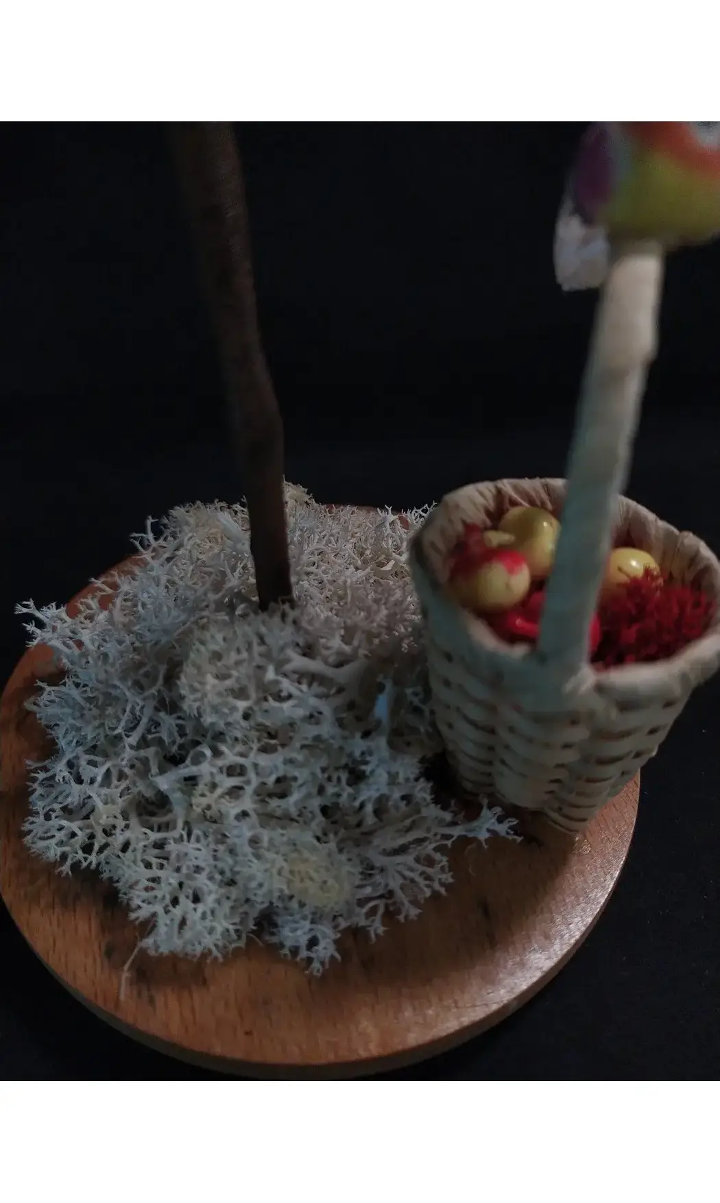 Pommier avec panier