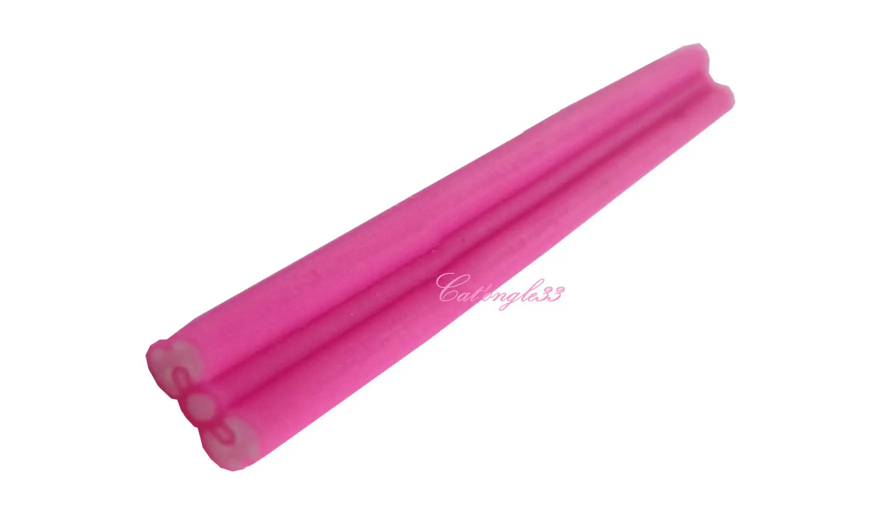 Baton fimo noeud rose