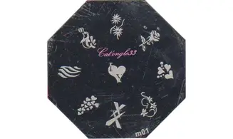 Plaque stamping M01 nail art