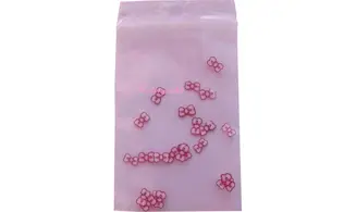 Sachet de fimo noeud fuchsia
