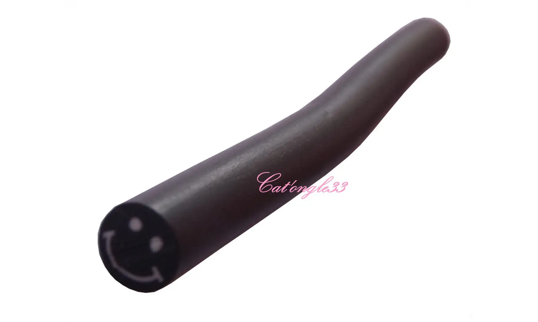 Baton fimo smiley noir