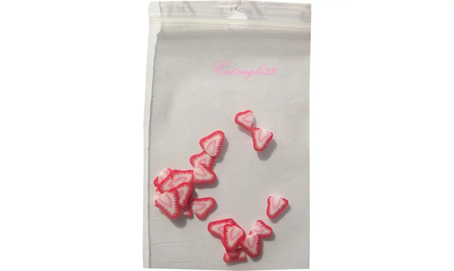 Sachet de fimo fraise