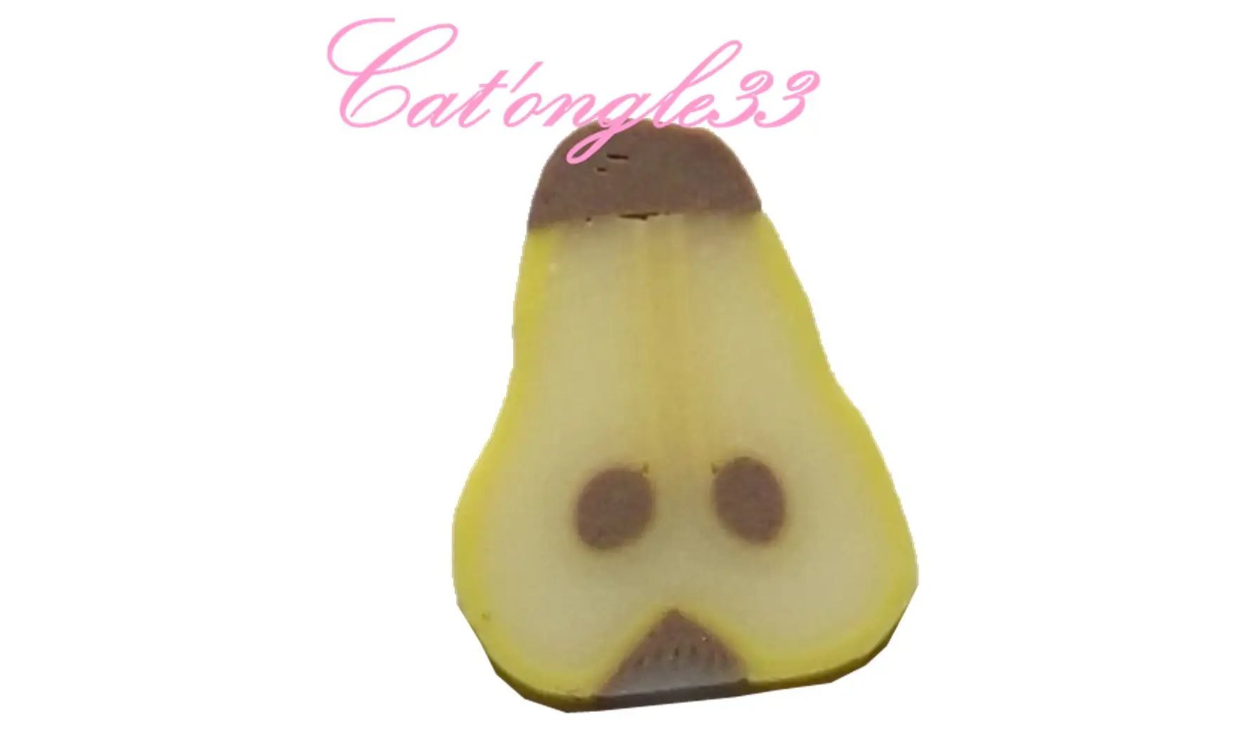 Sachet de fimo poire