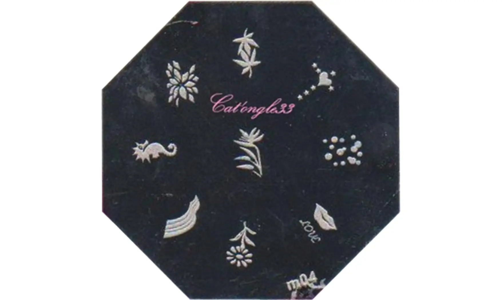 plaque stamping M04 nail art