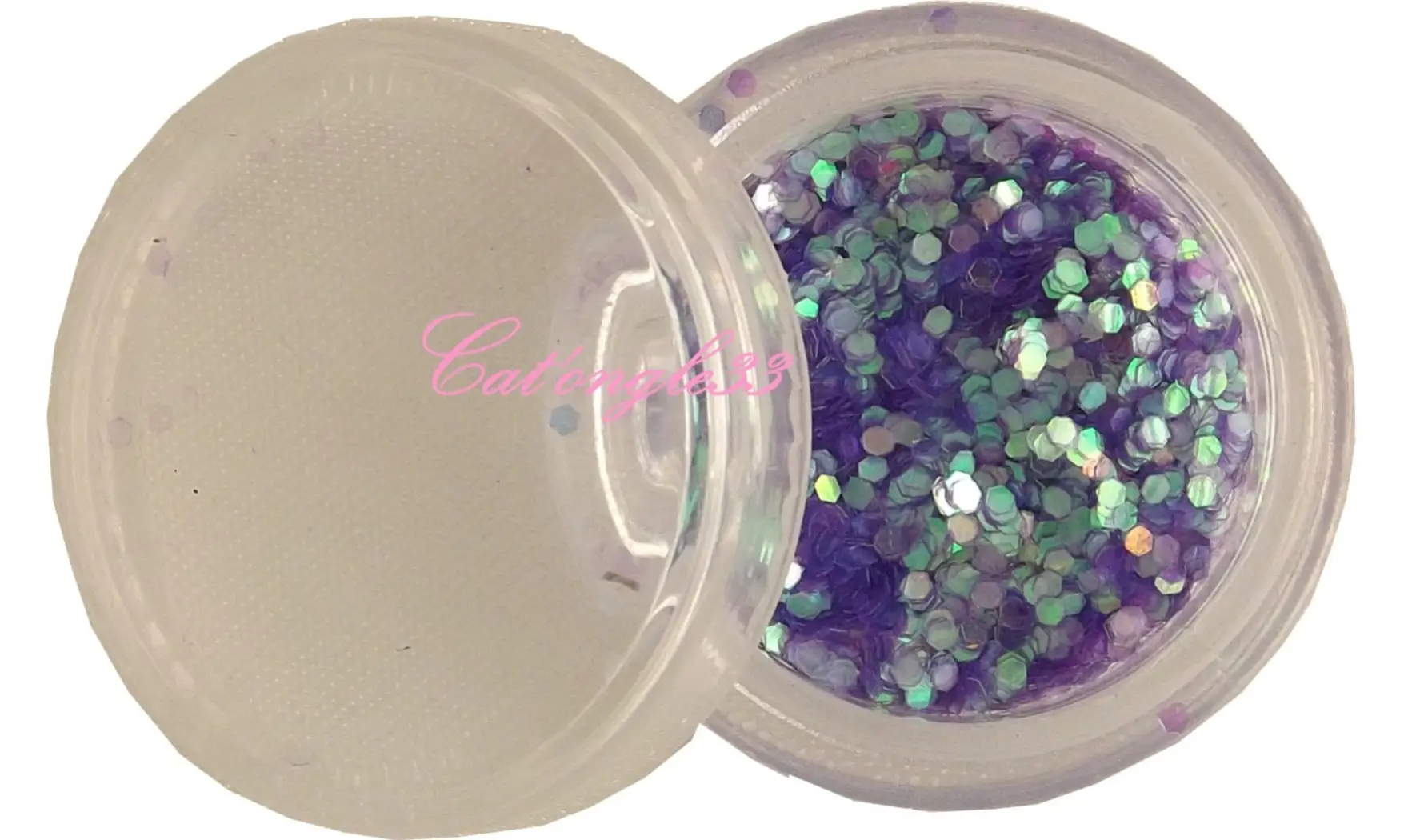 Paillette hexagonale violette clair