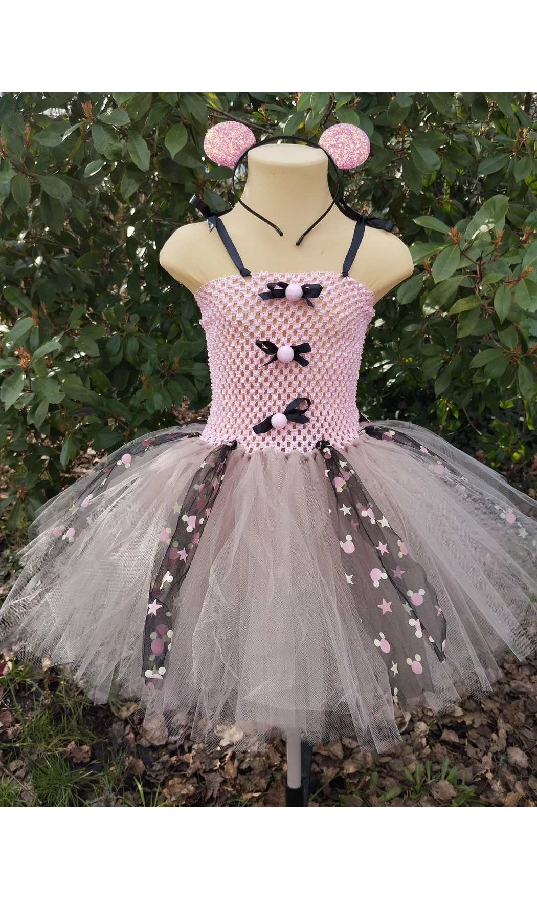Robe tutu Minnie 4/6 ans