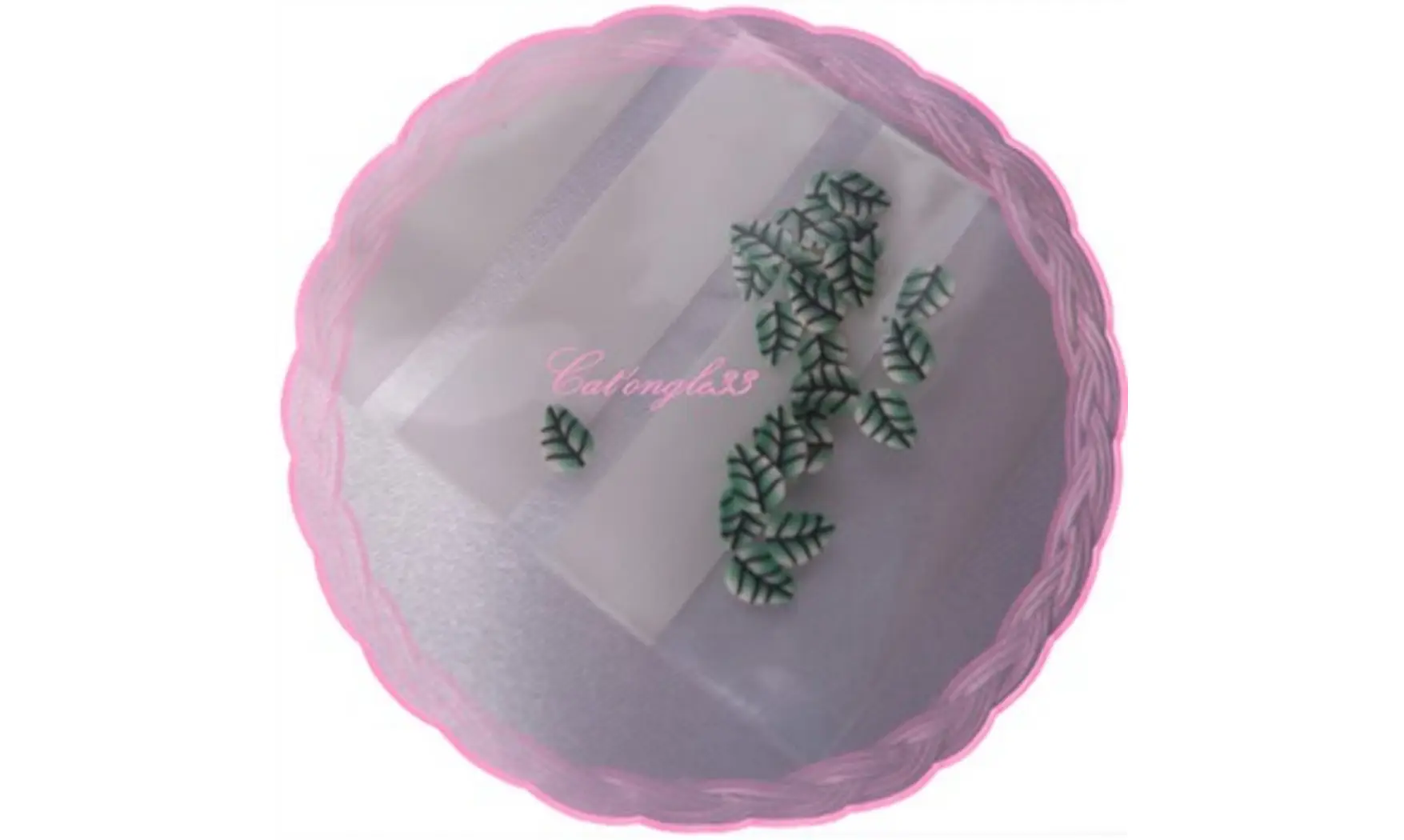 Sachet de fimo feuilles