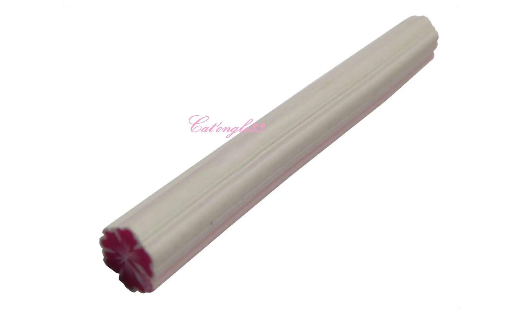 Baton fimo hibiscus fuchsia