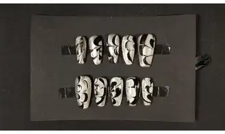 Press on nails Water Marble - Taille M