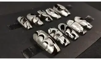 Press on nails Water Marble - Taille M