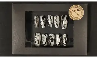 Press on nails Water Marble - Taille M