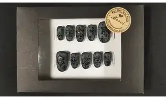 Press on nails Flocon Baroque - Taille S