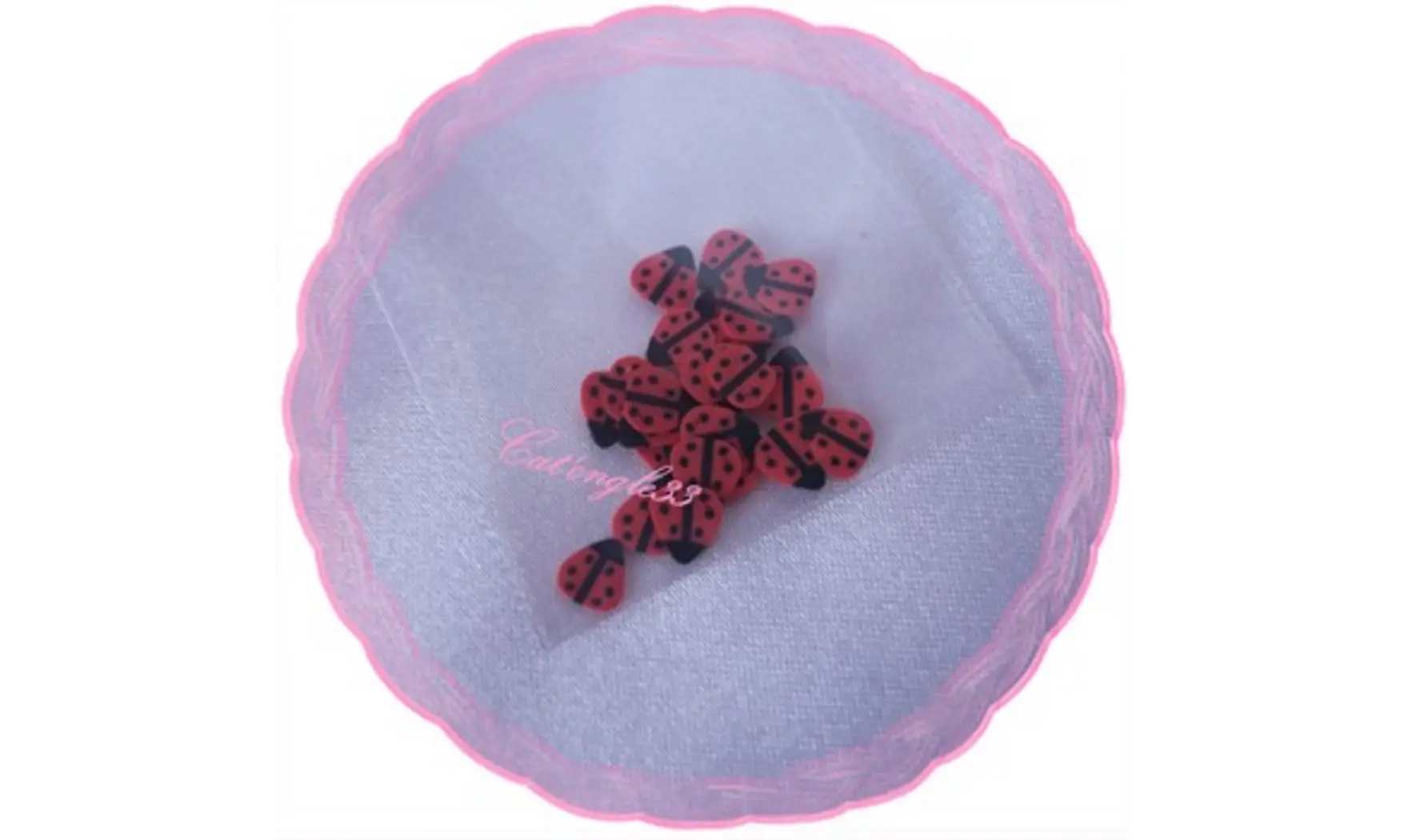 Sachet de fimo coccinelle