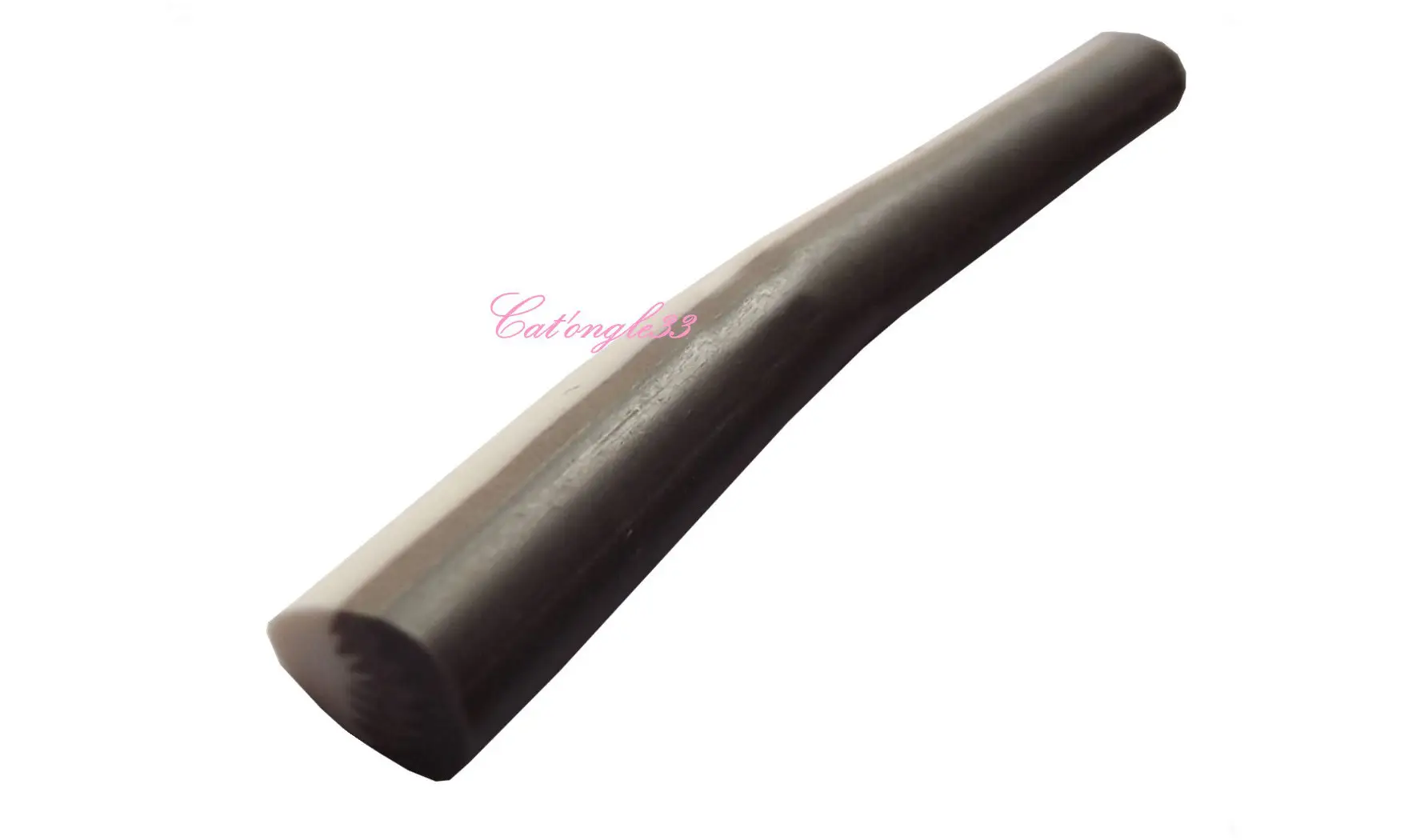 Baton fimo plume marron