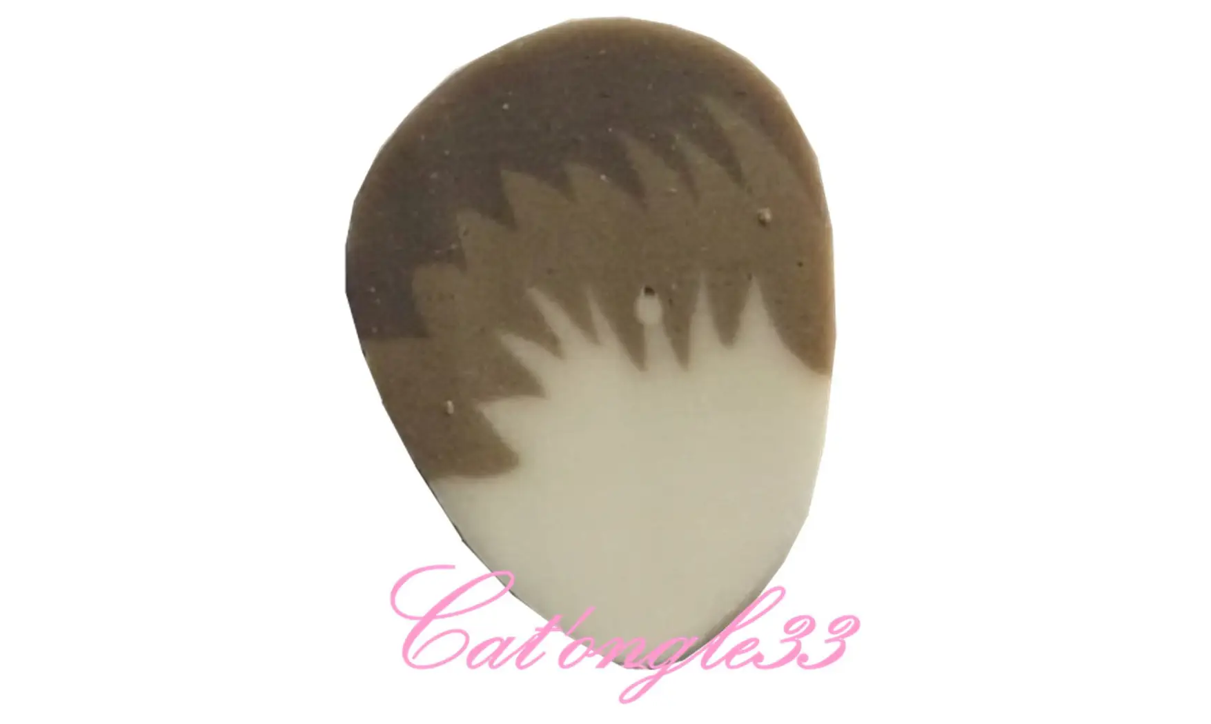 Baton fimo plume marron