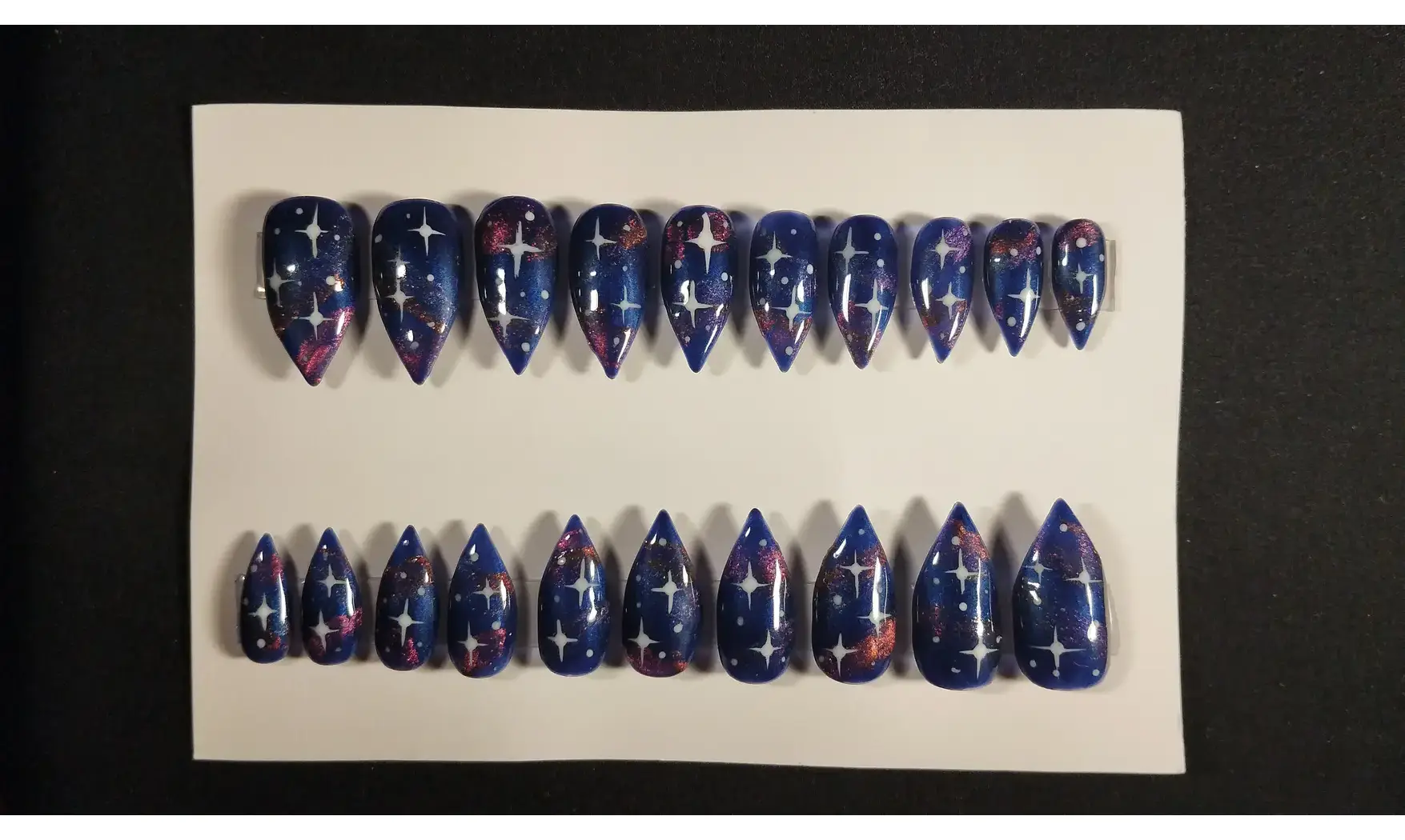 Press on nails Aurore Boréale - Lot 20