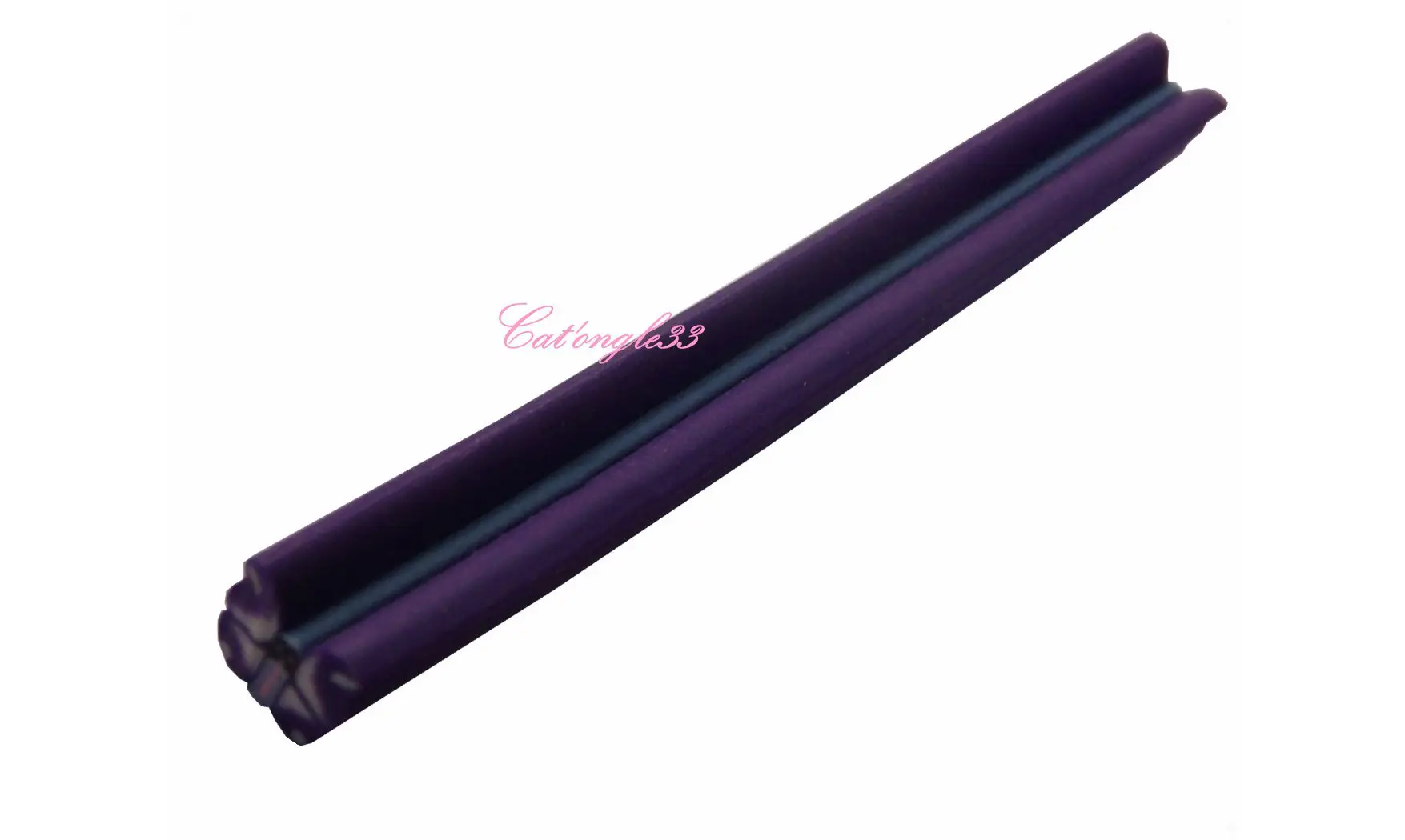 Baton fimo papillon violet