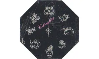 Plaque stamping M28 nail art