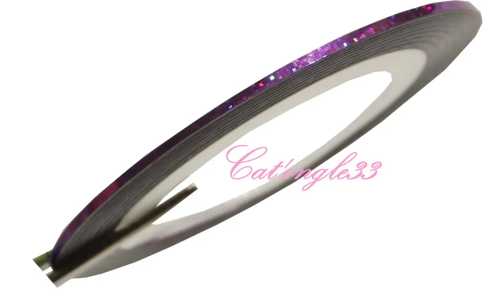 Striping tape violet holo autocollant