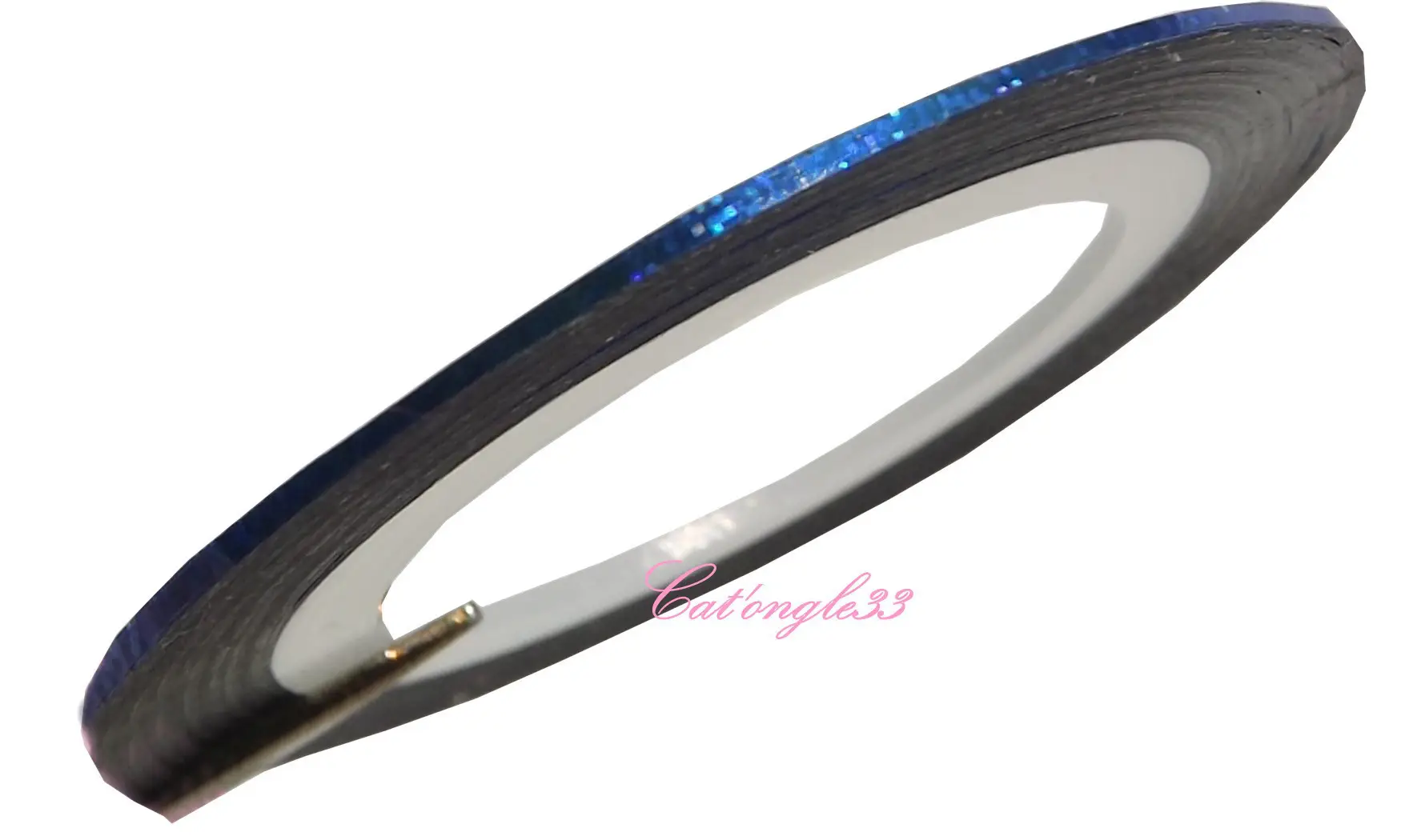 Striping tape bleu roi holo autocollant