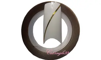 Striping tape jaune or holo autocollant
