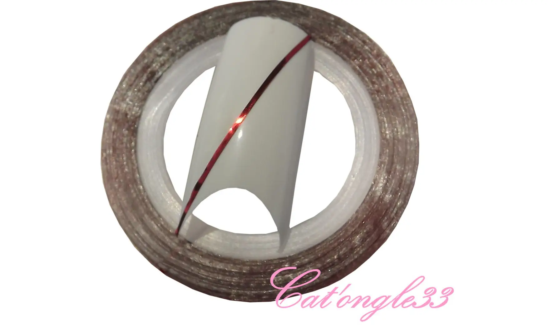 Striping tape rouge fil autocollant
