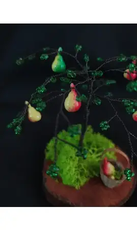 Mini poirier avec panier