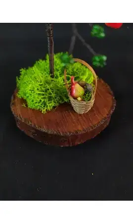Mini poirier avec panier