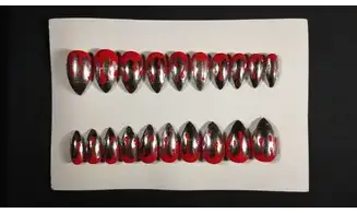 Press on nails Coulures sang - Lot 20