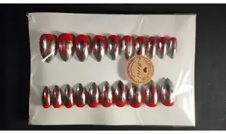 Press on nails Coulures sang - Lot 20