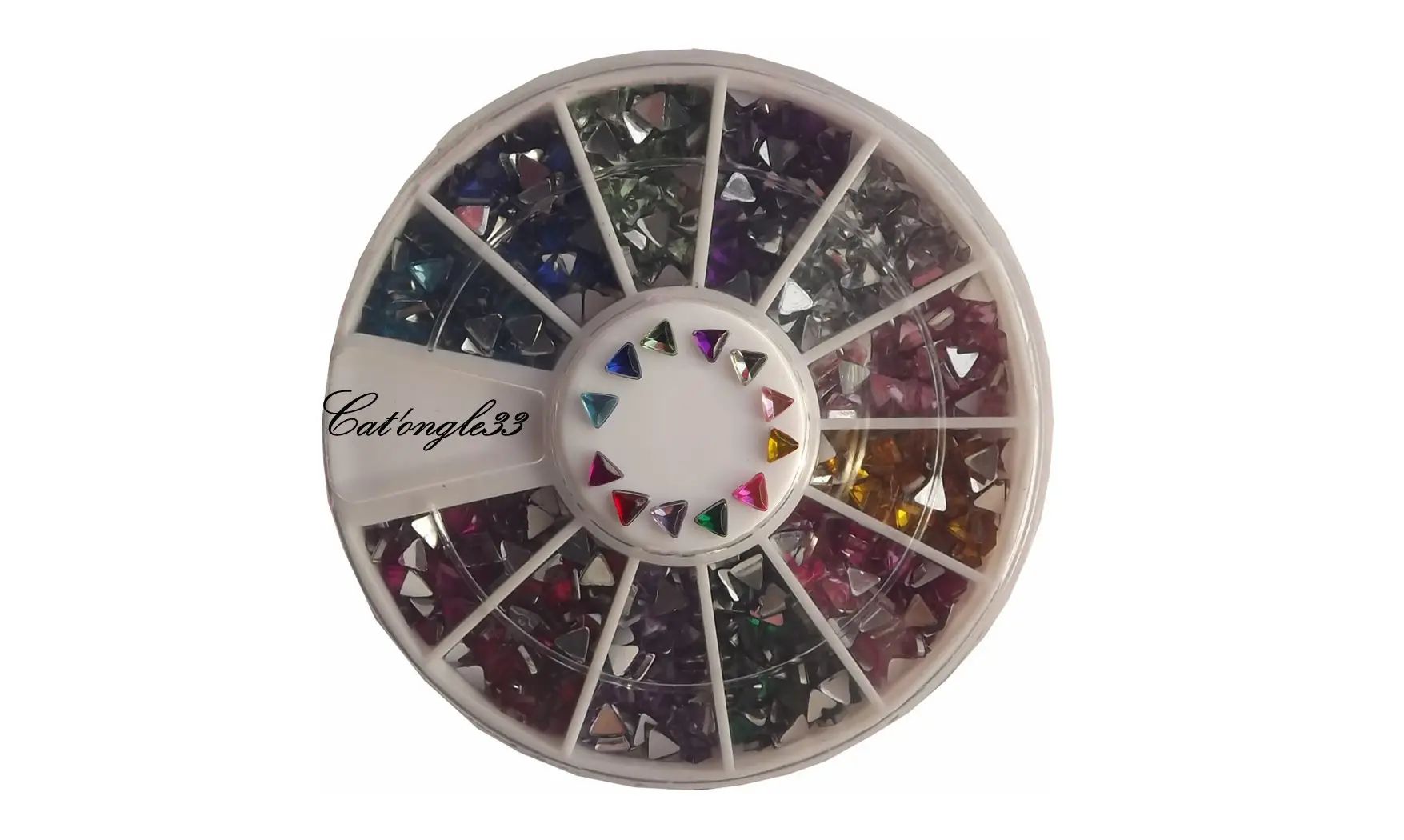 Carrousel strass triangle