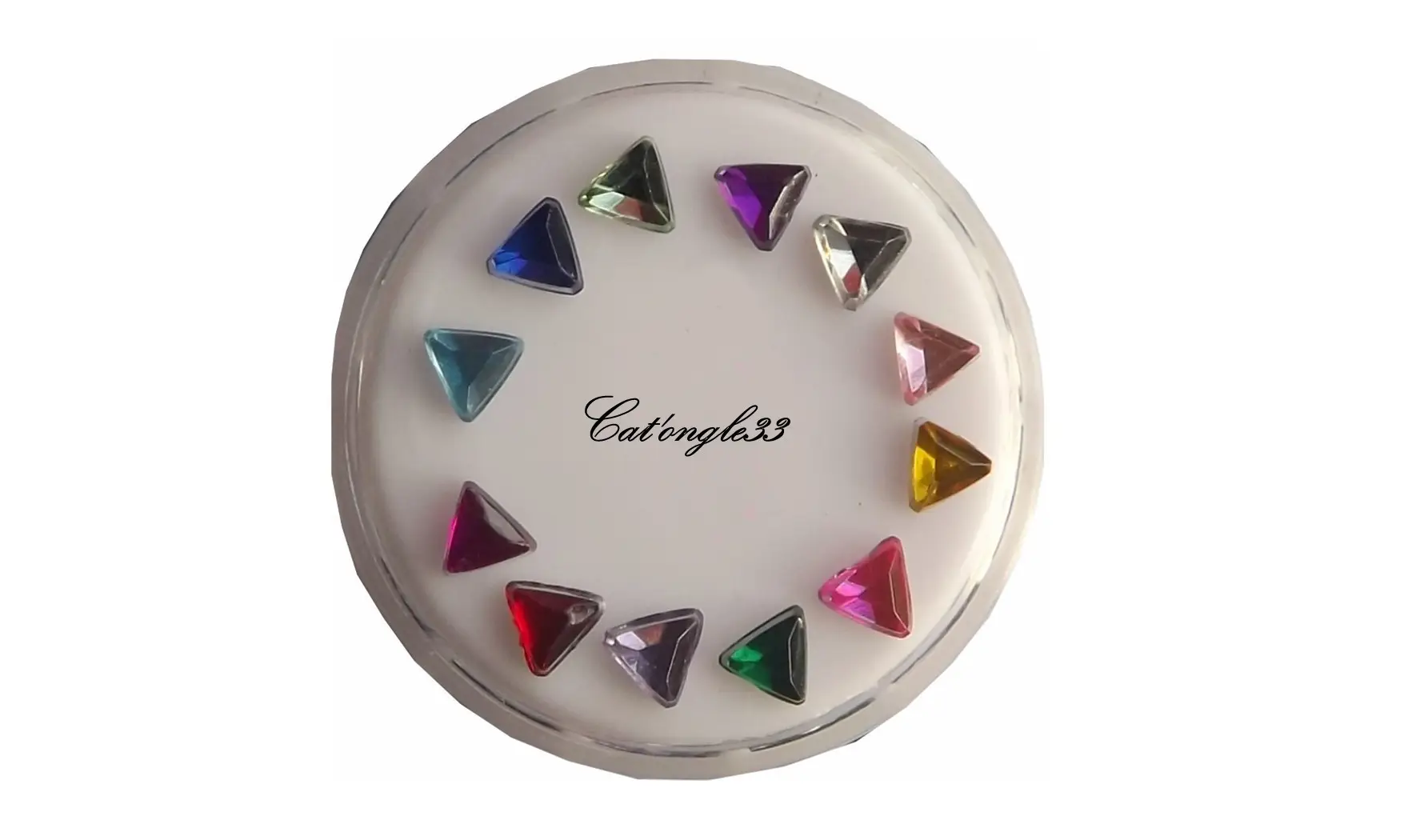 Carrousel strass triangle