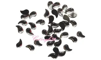 Strass larme argent