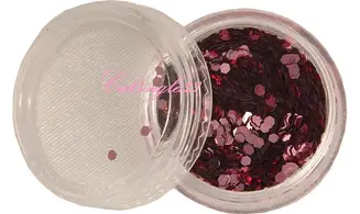 Paillette hexagonale rose