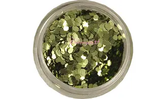 Paillette hexagonale vert clair