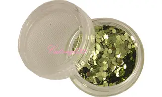 Paillette hexagonale vert clair