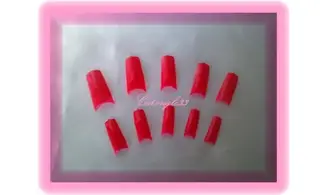 Capsules tips french rouge clair