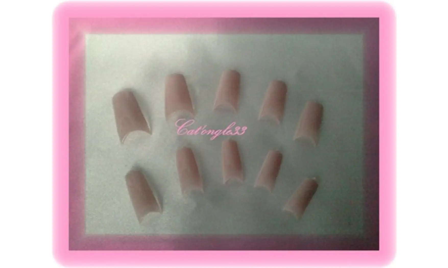 Capsules tips french rose