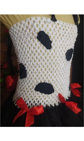 Robe tutu Cruella 4/6 ans