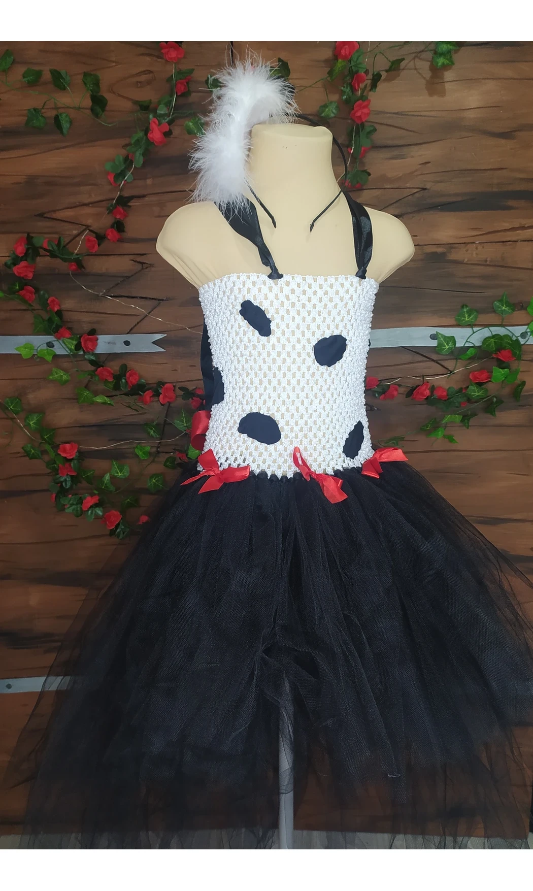 Robe tutu Cruella 4/6 ans