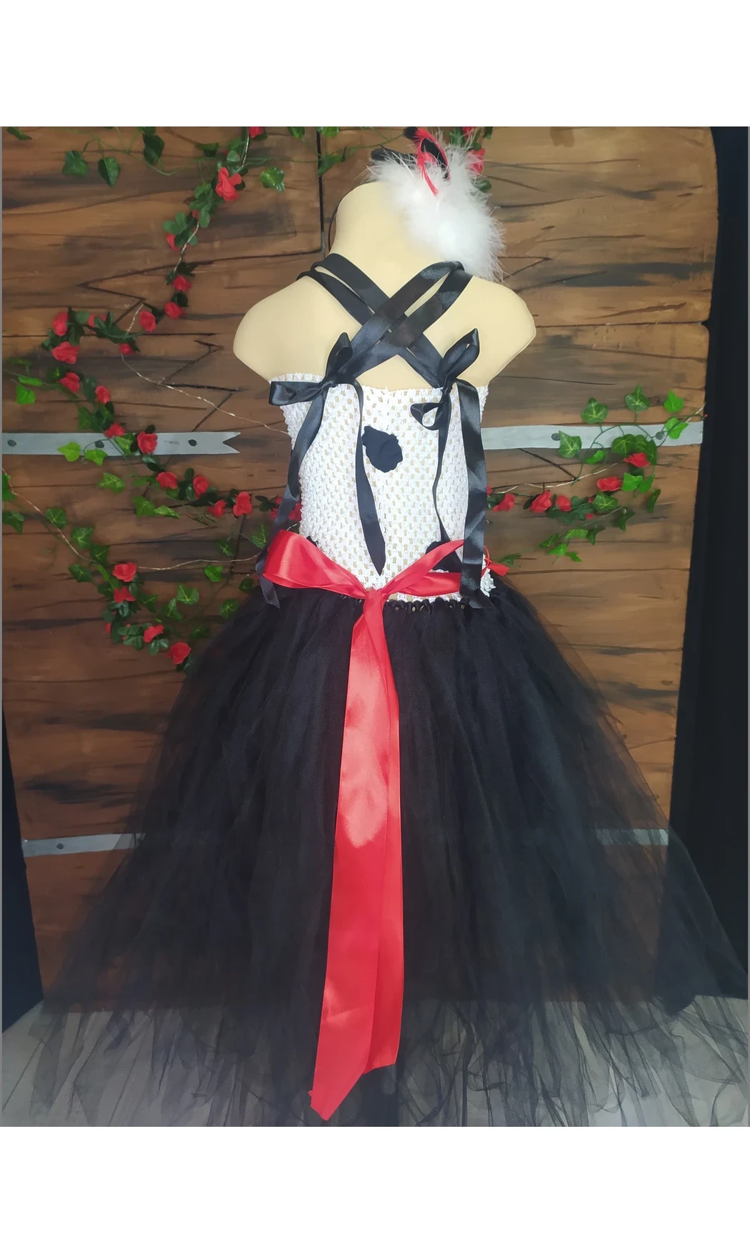 Robe tutu Cruella 4/6 ans