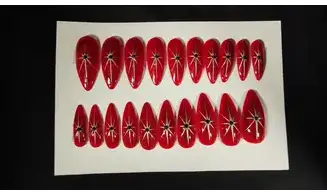 Press on nails Étoile argent - Lot 20