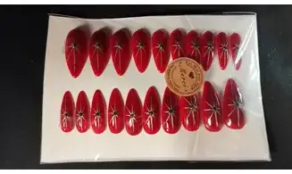 Press on nails Étoile argent - Lot 20