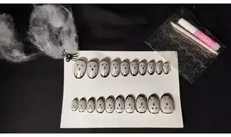 Press on nails Fantômes - Lot 20