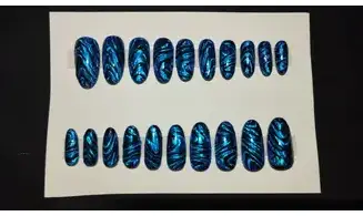 Press on Nails Vague bleu - Lot 20