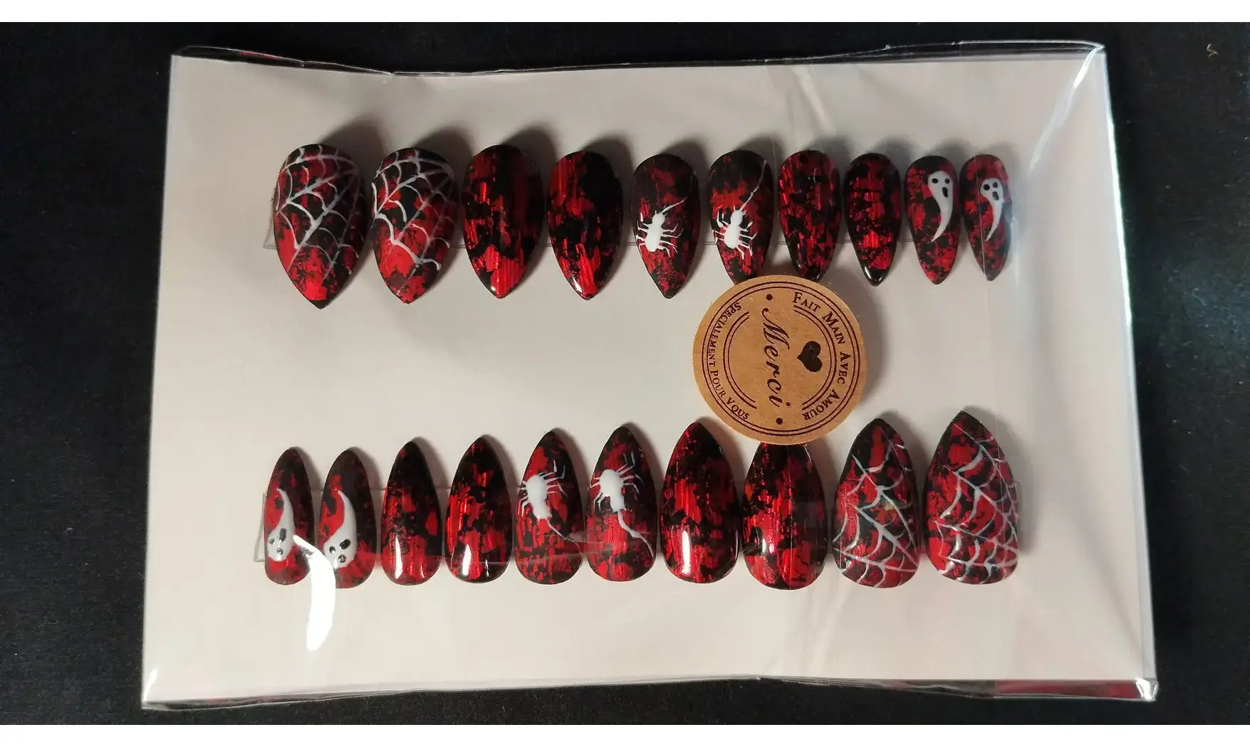 Press on nails motifs Halloween - Lot 20