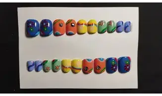 Press on nails Hippie court - Lot 20